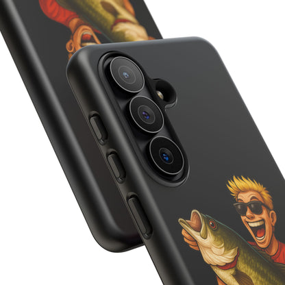 Fishing Phone Case — "I Came. I Cast. I Conquered." Graphic Bass Design