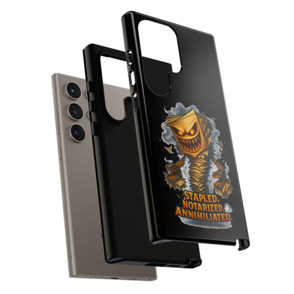 Phone Case — Stapled, Notarized, Annihilated Lightning-Fast Protective Case
