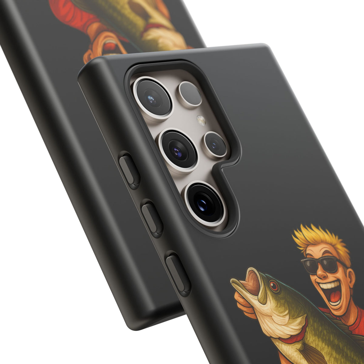 Fishing Phone Case — "I Came. I Cast. I Conquered." Graphic Bass Design
