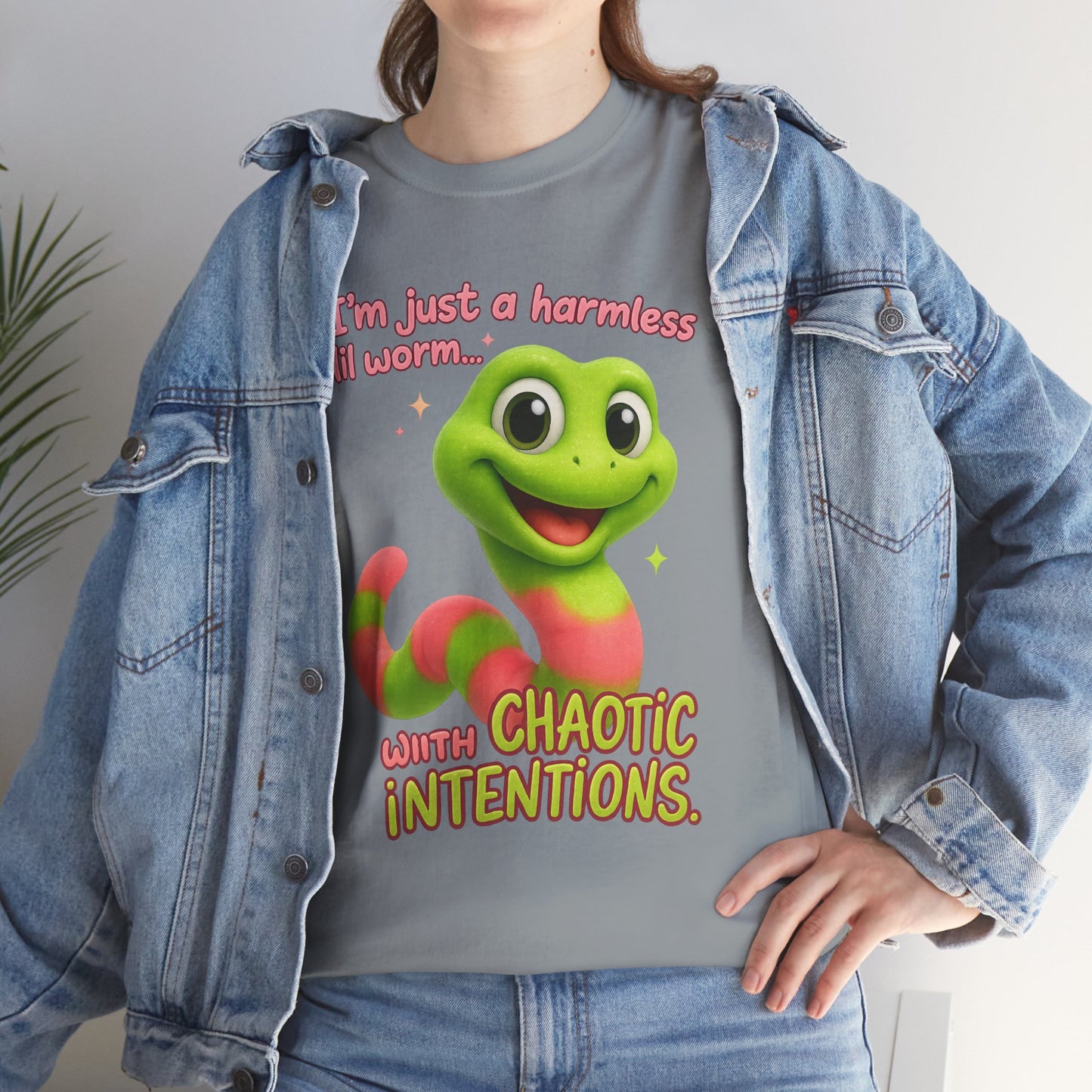 Chaotic Intentions – Cute Gummy Worm T-Shirt