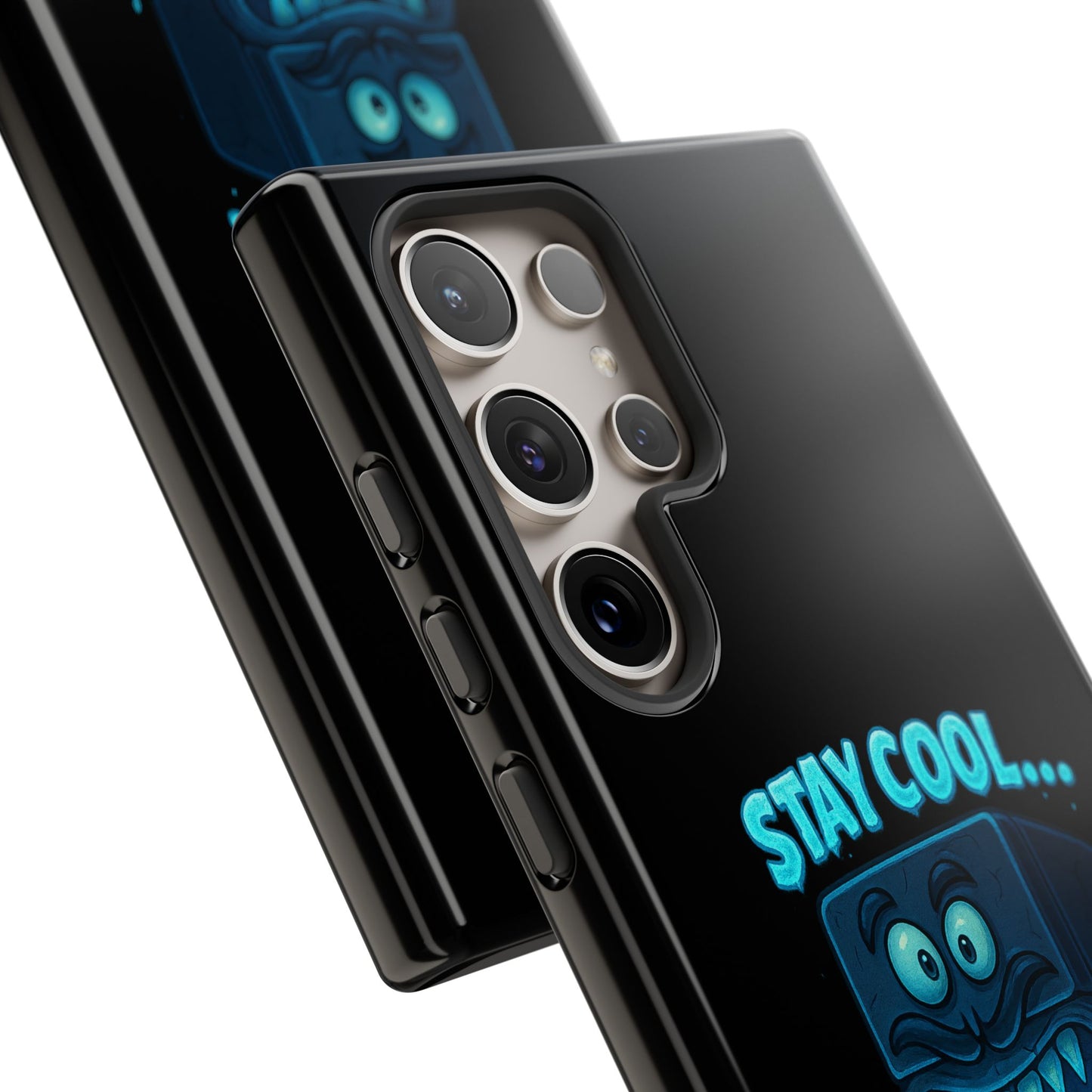 Stay Cool... Or Else. Phone Case — Neon Monster Protective iPhone Cover