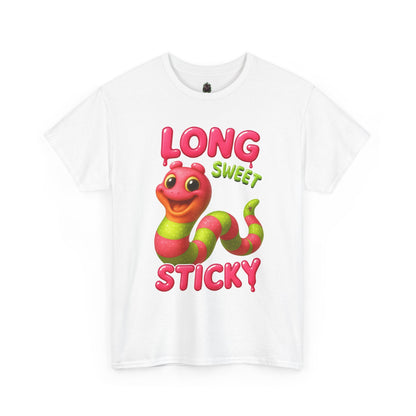 Long. Sweet. Sticky. – Gummy Worm Tee