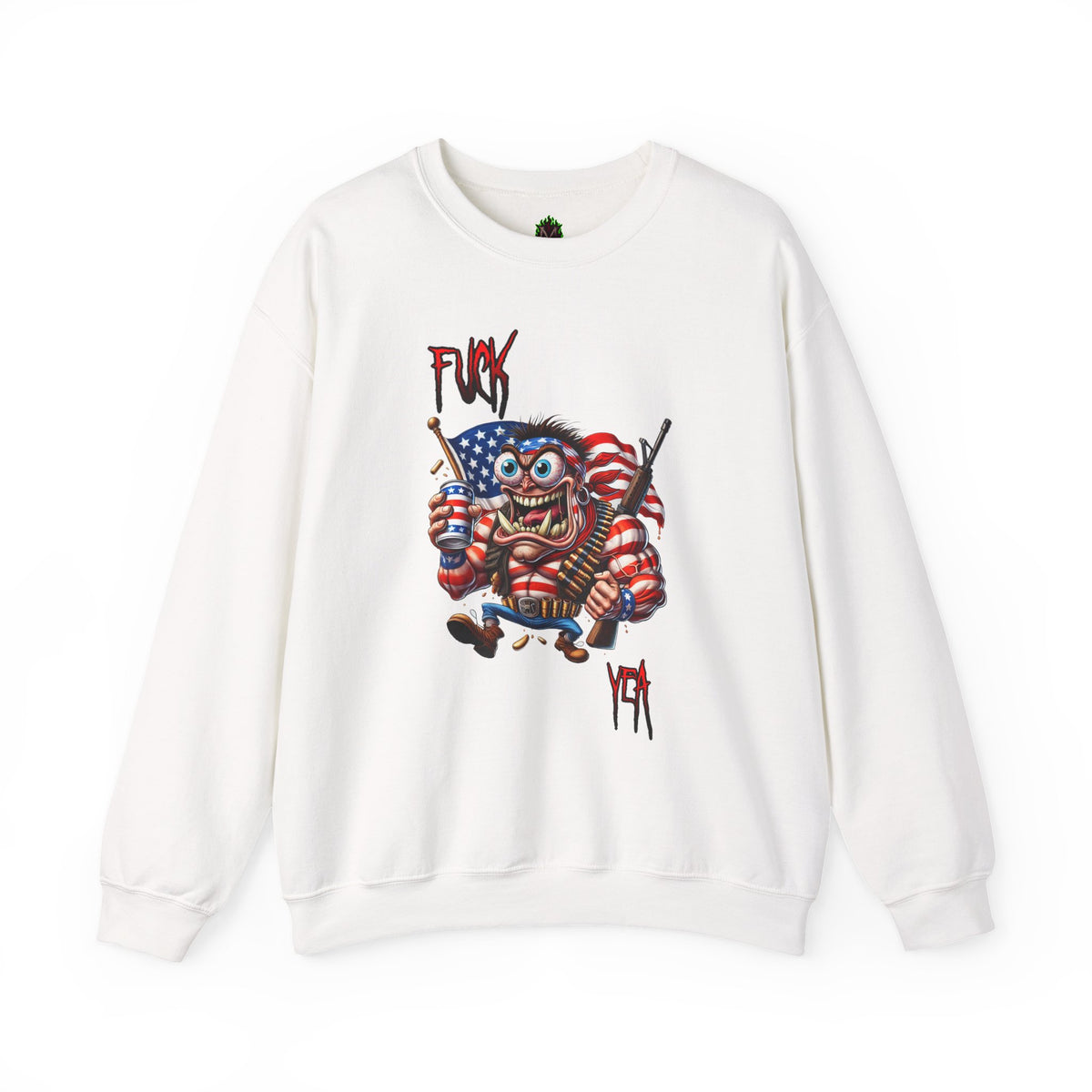 Freedom Maniac “F*** Yea” Crewneck Sweatshirt