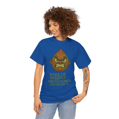 Almond Conspiracy – “The Pistachios Are In On It!” Tinfoil Nut Tee