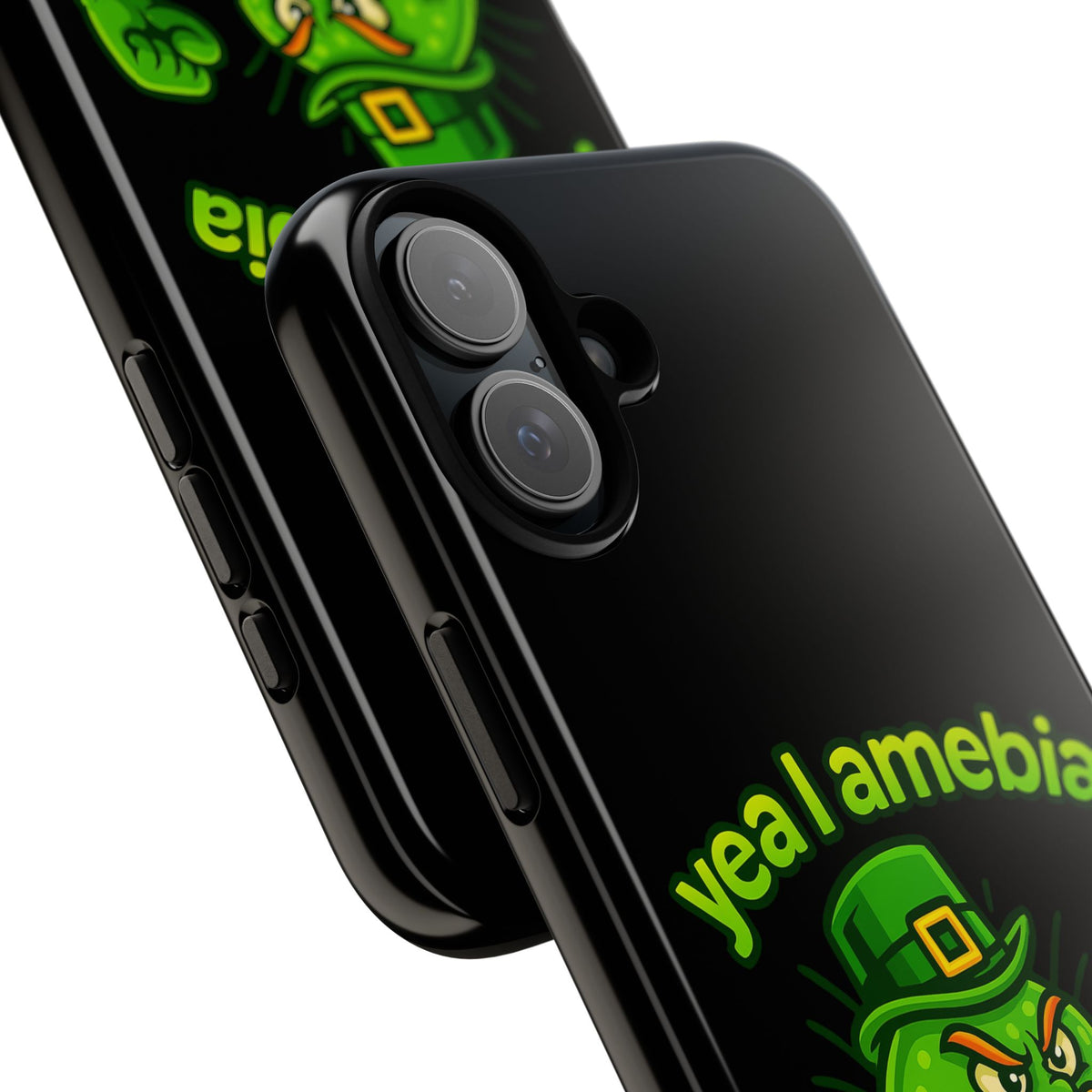 Phone Case – “Yea I Amebia, Amebia Your Face” St. Patrick’s Day Funny Amoeba Design