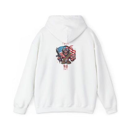 Patriotic Skull & Flag Hoodie – American Eagle Skeleton Graphic Sweatshirt