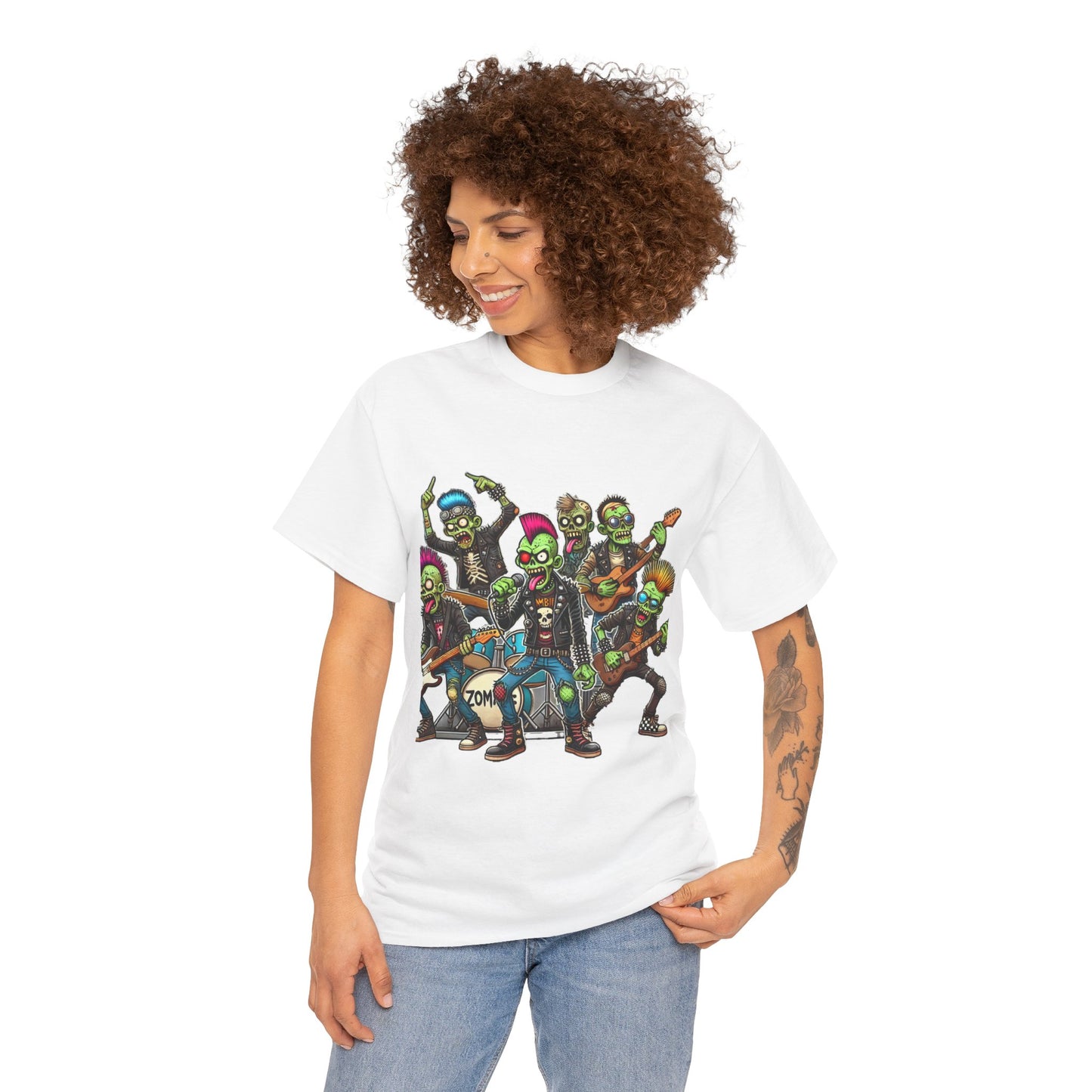 Zombie Rock Band T-Shirt — Funny Halloween Concert Tee