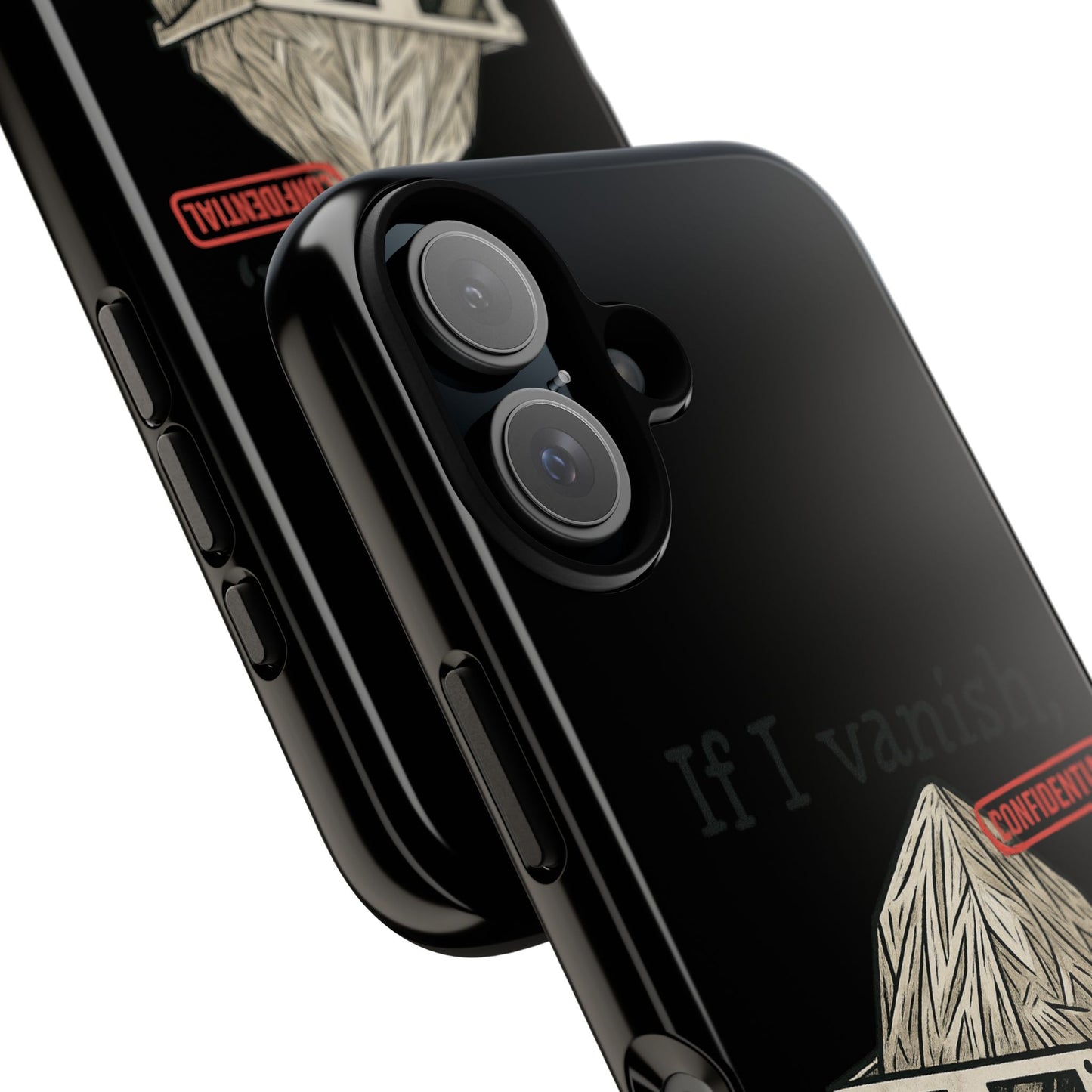 Conspiracy Tin-Foil Hat Phone Case — If I Vanish, Tell the Pigeons I Knew (Confidential)