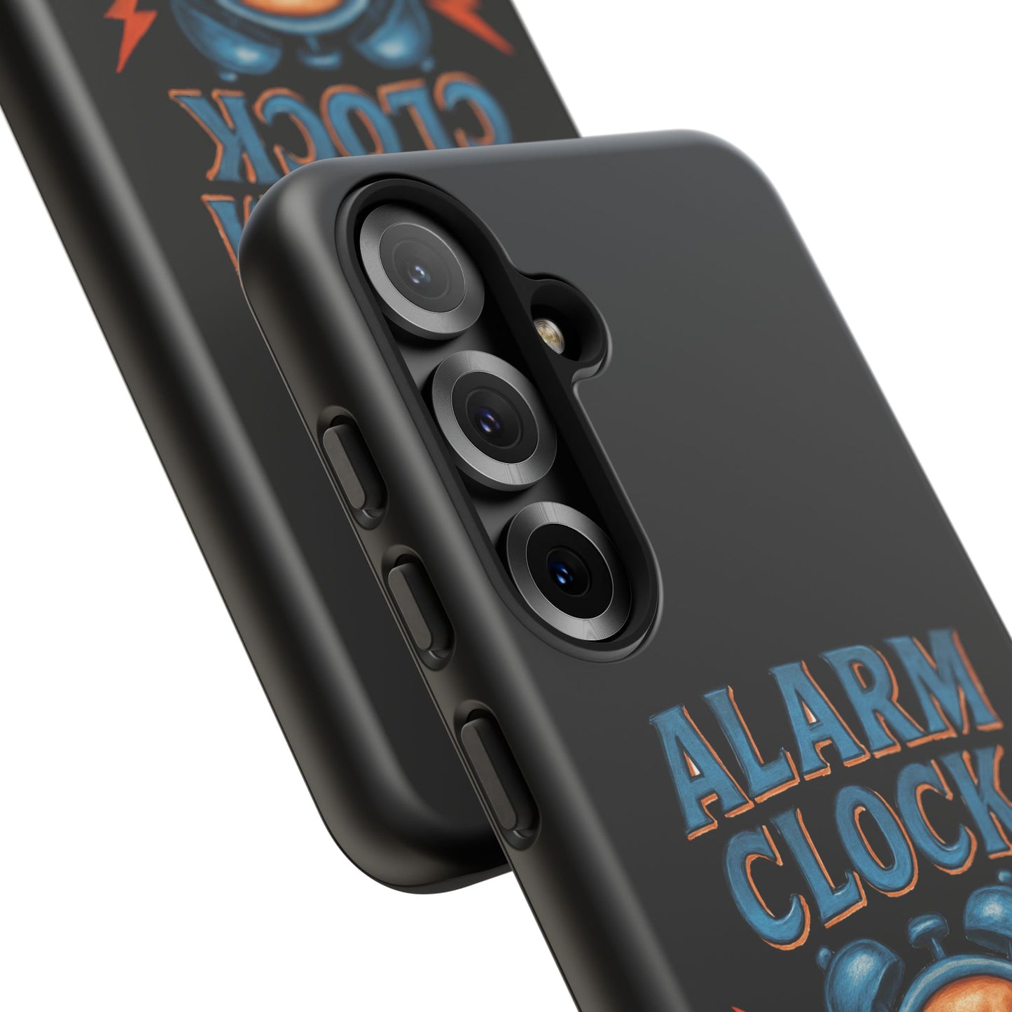 Phone Case — "Alarm Clock" Retro Screaming Clock Protective Cover