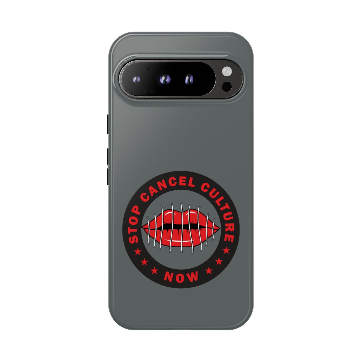Phone Case — "Stop Cancel Culture Now" Graphic Tough Protective Case
