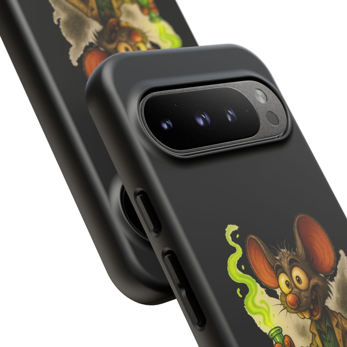 Phone Case — Funny Cartoon Rat "Oops That Wasn't Cheese" Protective Cover