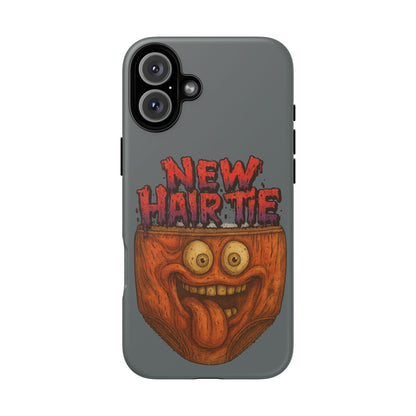 Phone Case — 'New Hairte' Funny Grinning Tongue-Out Monster Design