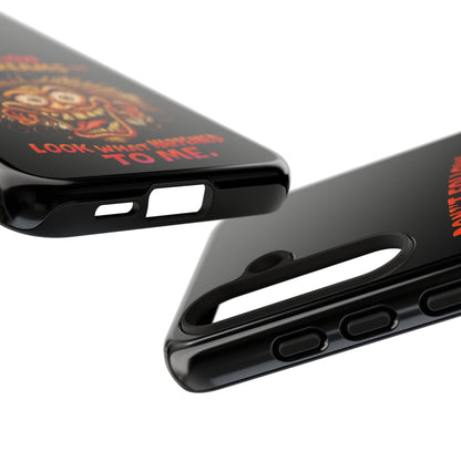 Phone Case — “Don't Follow Your Dreams, Look What Happened to Me” Horror Graphic