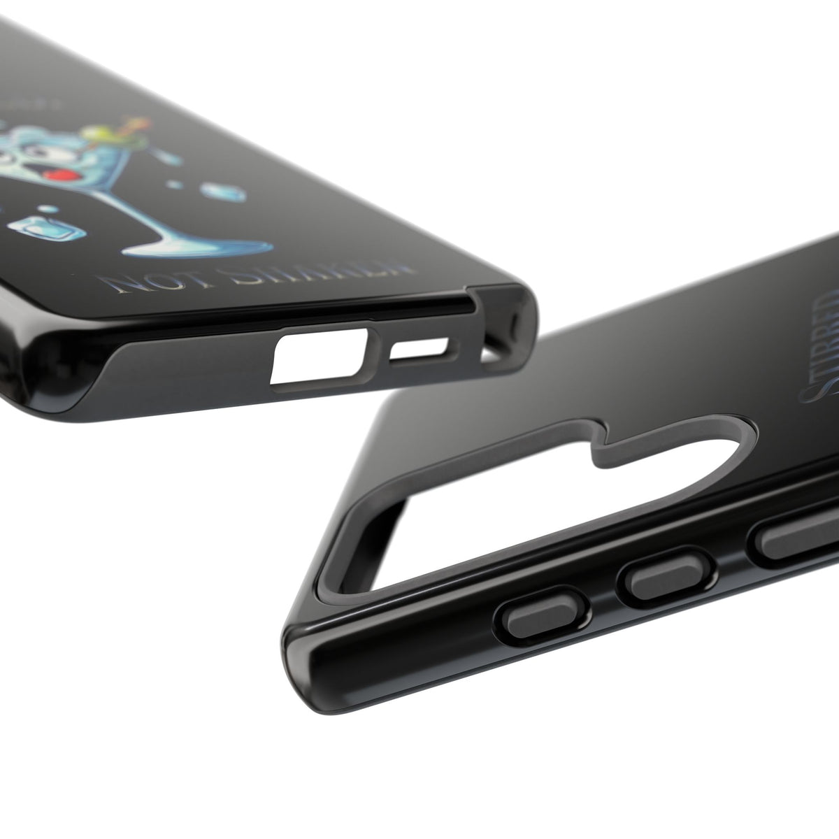 Stirred Not Shaken Phone Case — Funny Martini Cocktail Design
