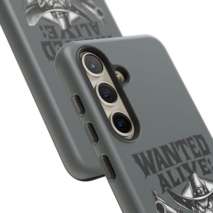 Phone Case — "Wanted Alive!" Cowboy Chewin' Tobacco Graphic