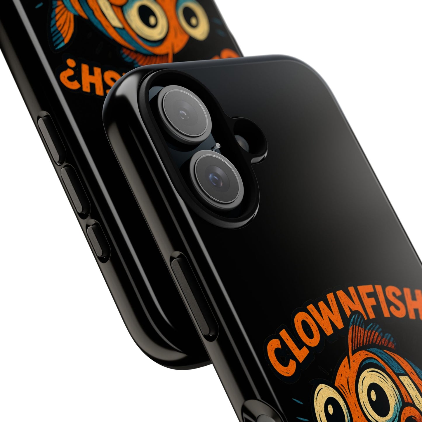 Phone Case — “Clownfish? I’m a Killer Joke.” Funny Creepy Fish Graphic
