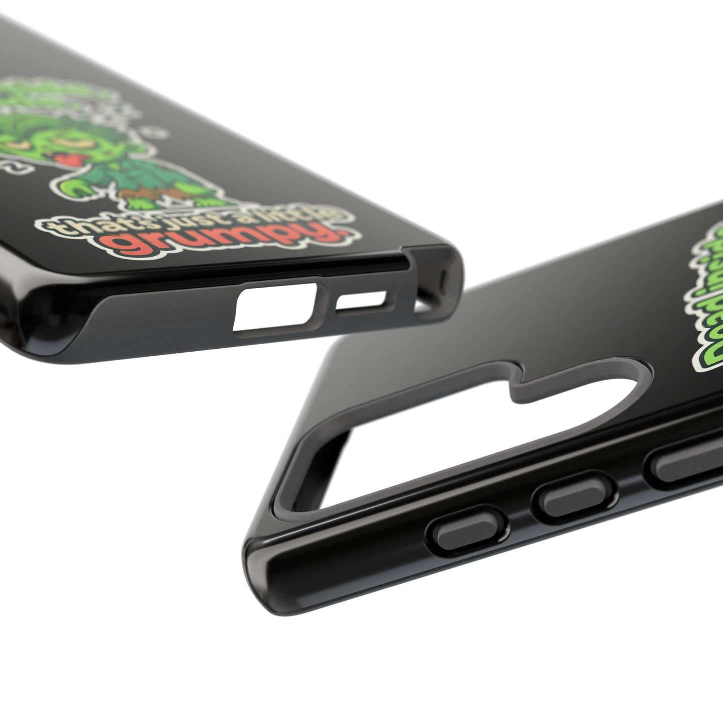 Phone Case — "Dead Inside, Outside, That's Just a Little Grumpy" Cute Zombie Design