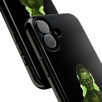 Spooky Green Ghost Phone Case — "I Baked Cookies, They Scream Now" Horror iPhone Cover