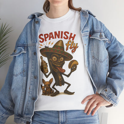 Spanish Fly – Tequila, Tacos & Trouble Tee
