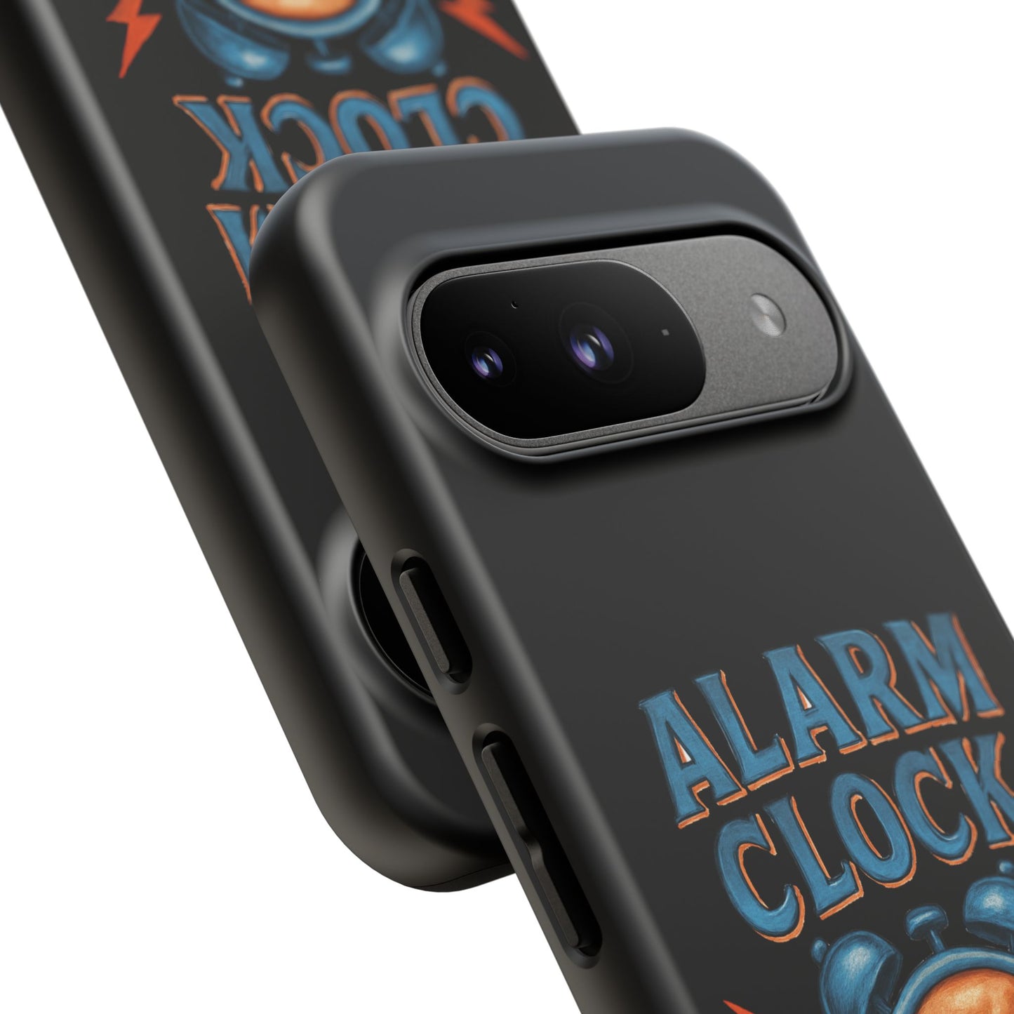 Phone Case — "Alarm Clock" Retro Screaming Clock Protective Cover