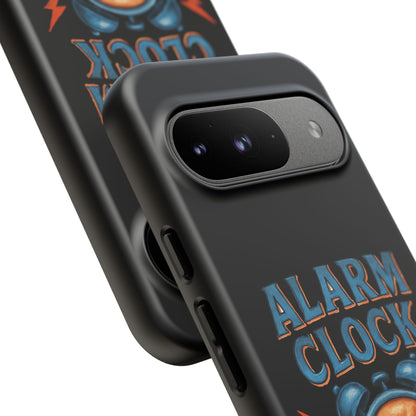 Phone Case — "Alarm Clock" Retro Screaming Clock Protective Cover