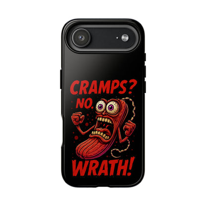 Phone Case — "Cramps? No, Wrath!" Retro Hot-Pepper Graphic