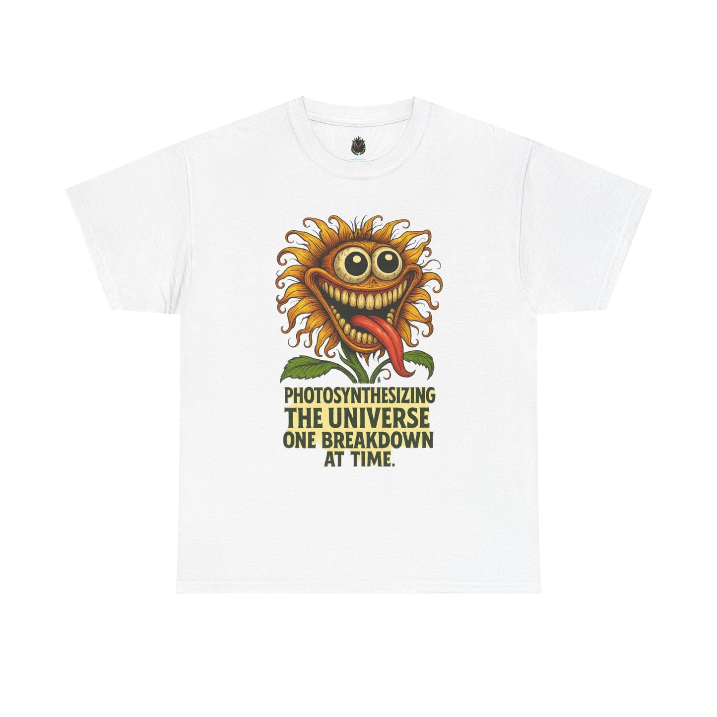 Photosynthesizining – Chaotic Sunflower Breakdown T-Shirt