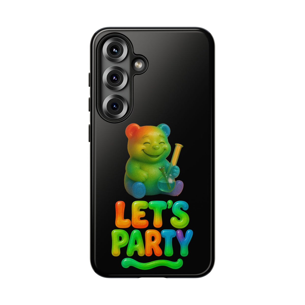 Let's Party Rainbow Bear Phone Case