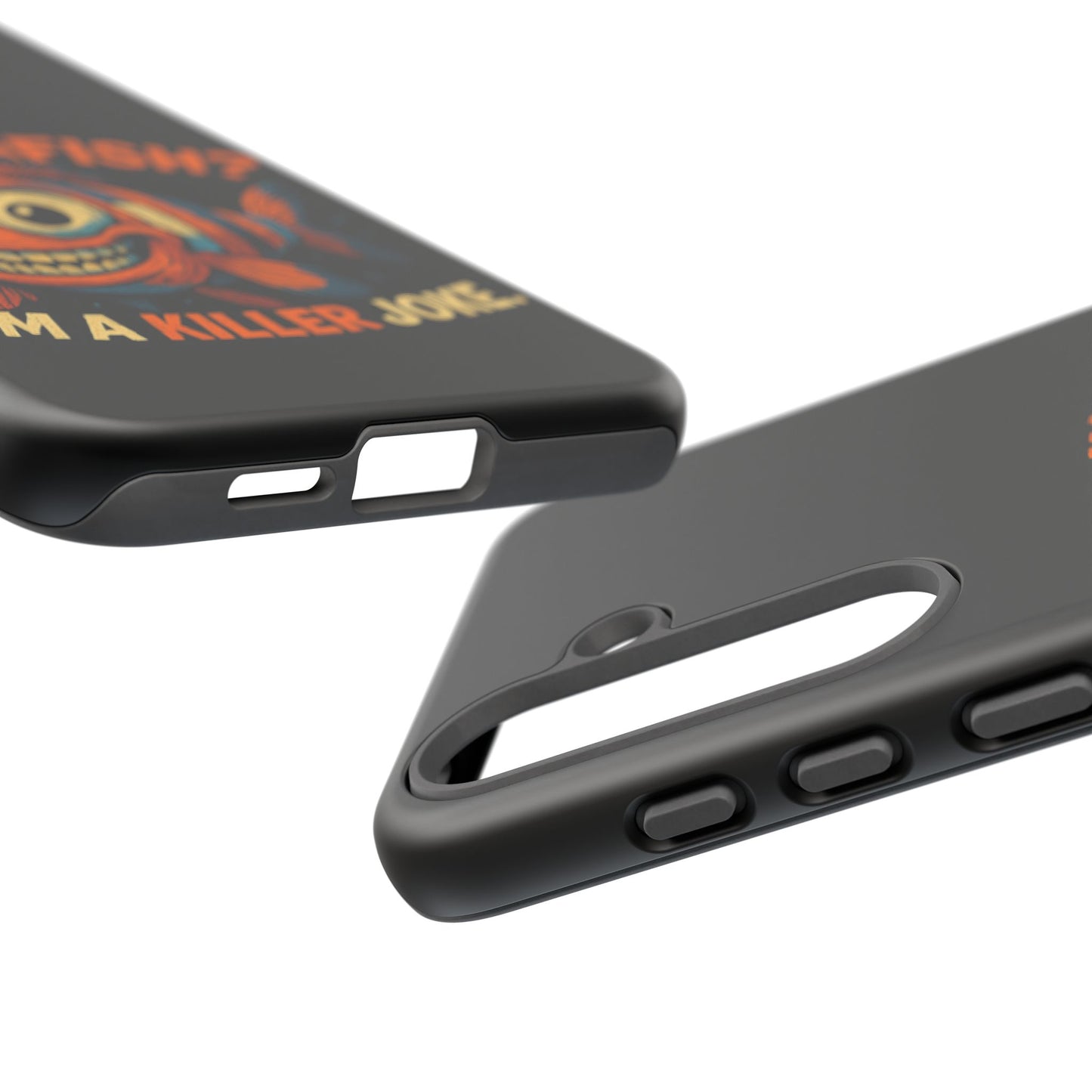 Phone Case — “Clownfish? I’m a Killer Joke.” Funny Creepy Fish Graphic