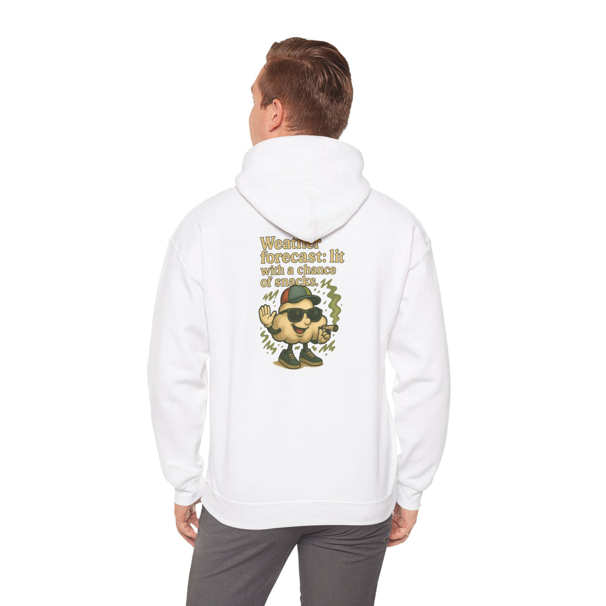 Lit Forecast Hoodie – Chance of Snacks Edition