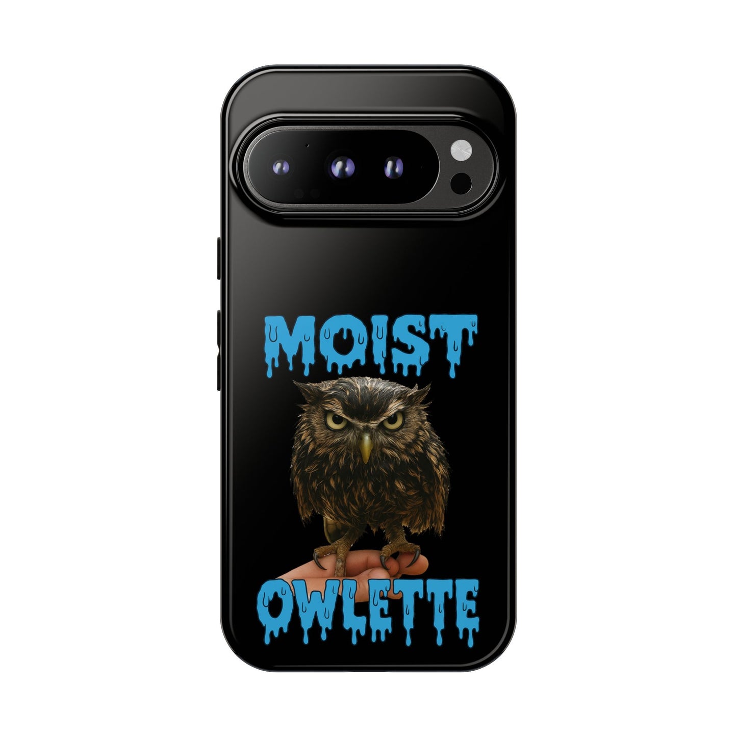 Moist Owlette Phone Case — Funny Owl Graphic Protective Case