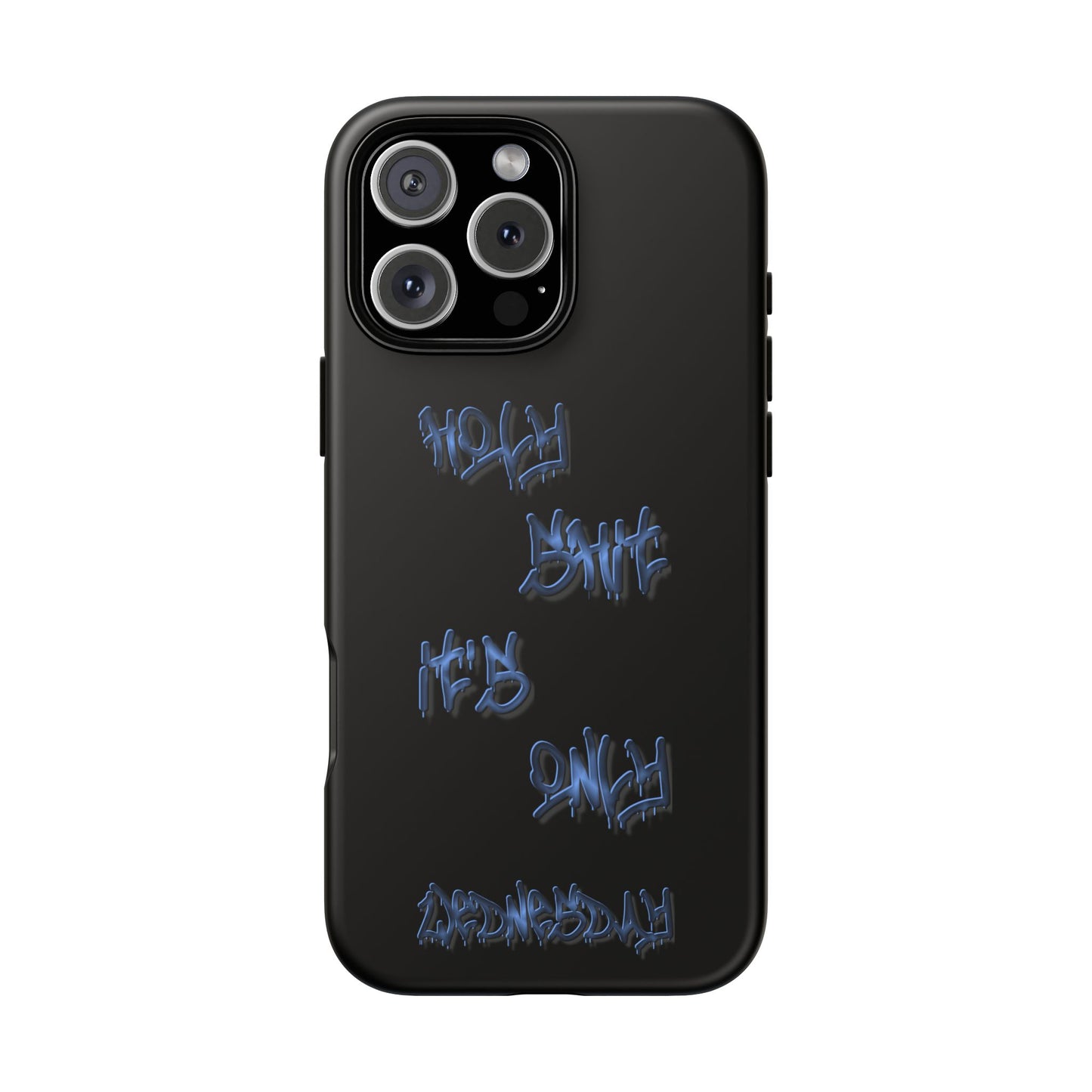Phone Case — Blue Neon Graffiti "Tough Cases" Protective Cover