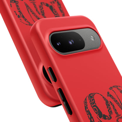 Red 'Love Justice' Heart Phone Case — Protective iPhone Cover, Valentine’s Gift