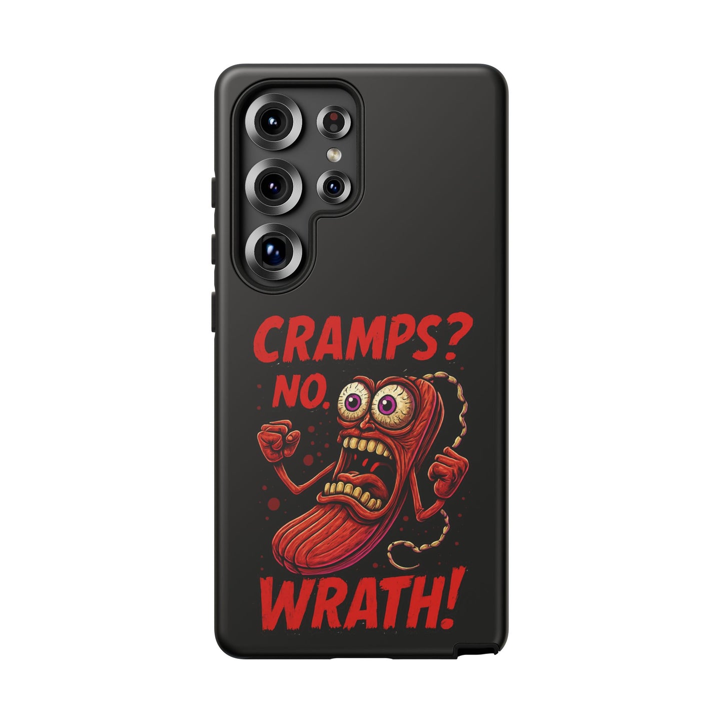 Phone Case — "Cramps? No, Wrath!" Retro Hot-Pepper Graphic