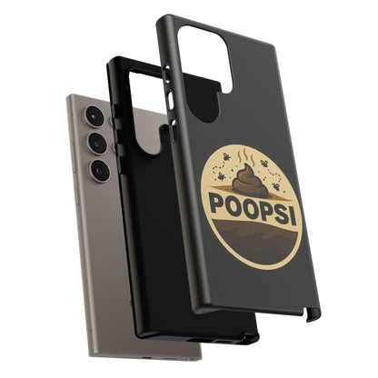 Phone Case — 'POOPSI' Funny Poop Logo Protective Cover