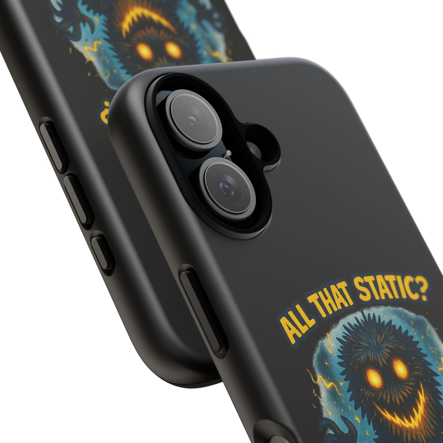 Phone Case — 'All That Static? That's Me Charging Up' Cute Monster Protective Case