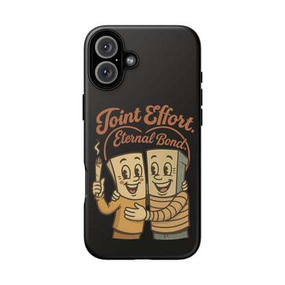 Phone Case — "Joint Effort Eternal Bond" Retro Cannabis Matchstick Design