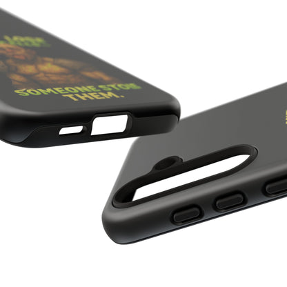 Phone Case — "I Didn't Lose Brain Cells, Someone Stole Them" Funny Zombie Warrior Protective Cover