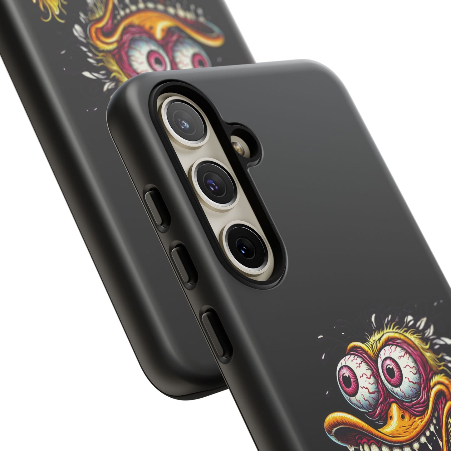 Duck Monster Phone Case — Crazy Cartoon Eye Duck Shock Design Tough Case