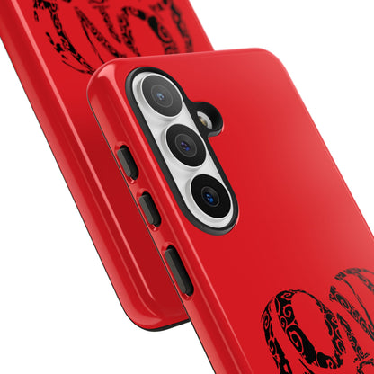 Red 'Love Justice' Heart Phone Case — Protective iPhone Cover, Valentine’s Gift