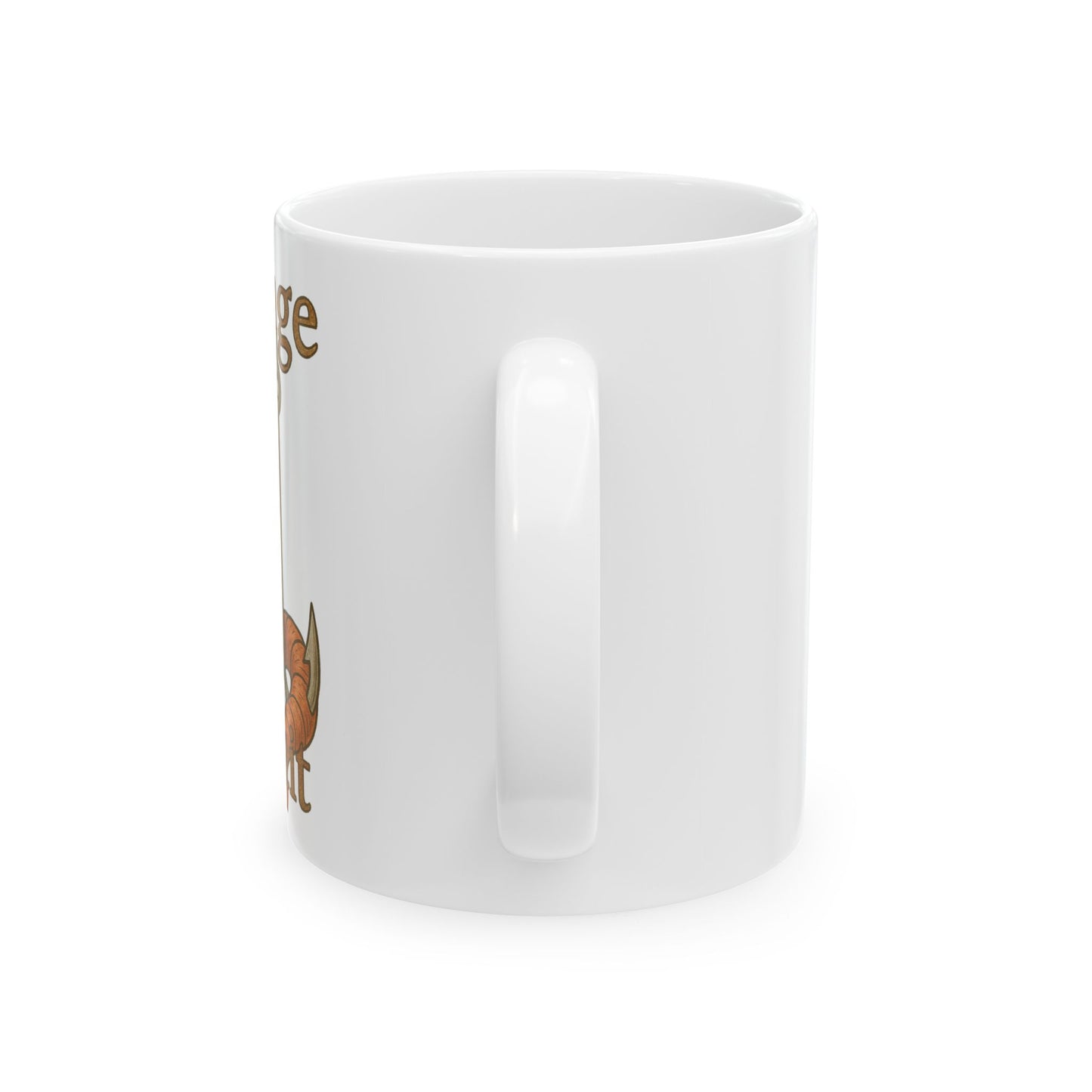 Cute Fox Ceramic Mug – 'Rage Bait' Inspirational Coffee Cup (11oz, 15oz)