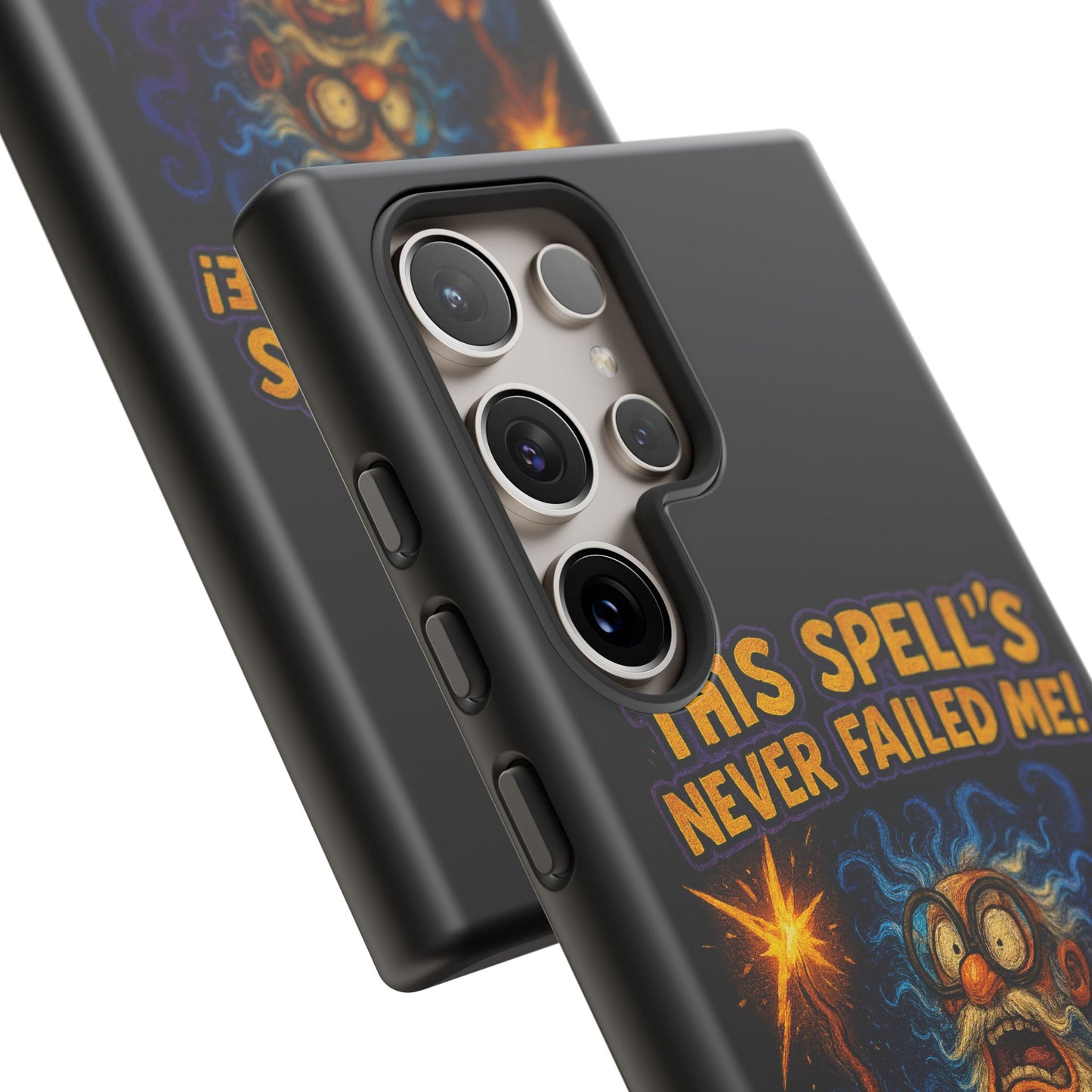 Wizard Phone Case — "This Spell's Never Failed Me!" Funny Magic Protective iPhone Cover