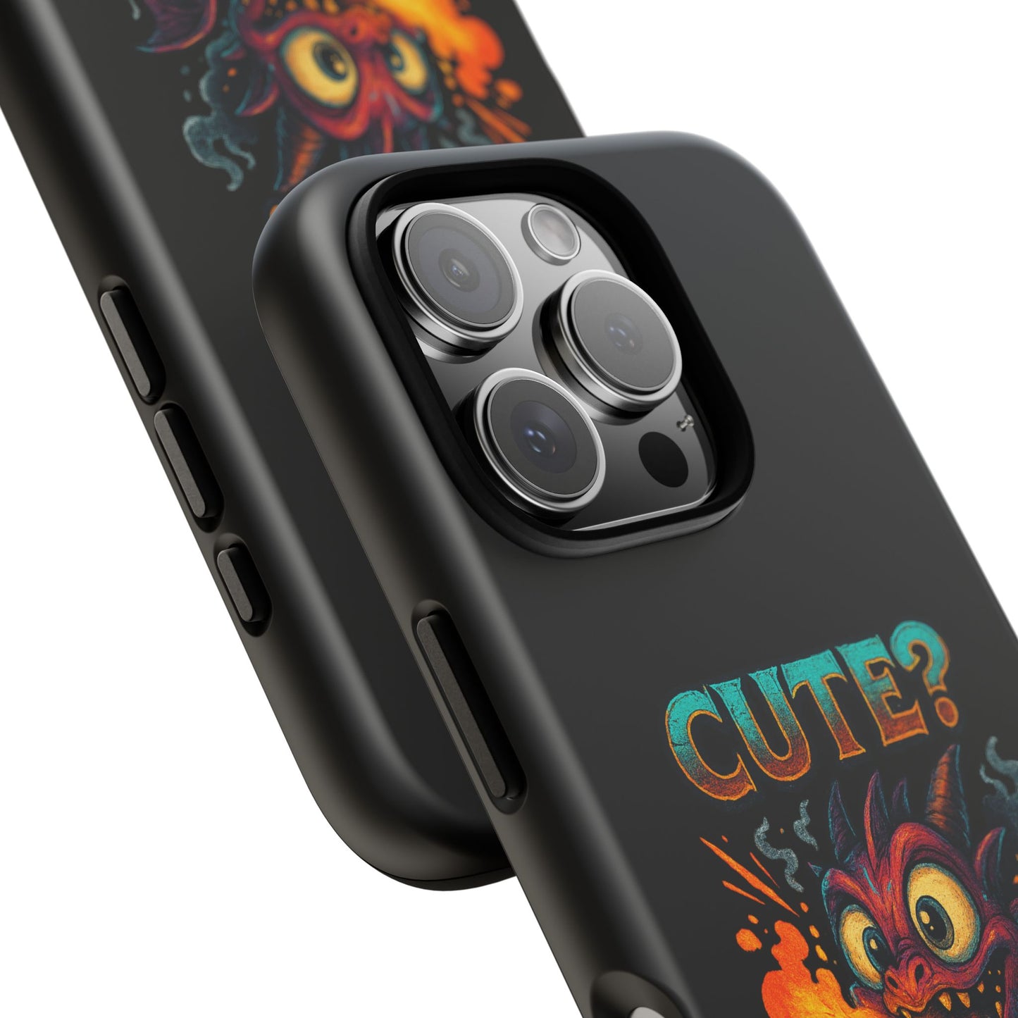 Phone Case — "Cute? I Prefer Dangerously Charming" Dragon Monster Protective Cover