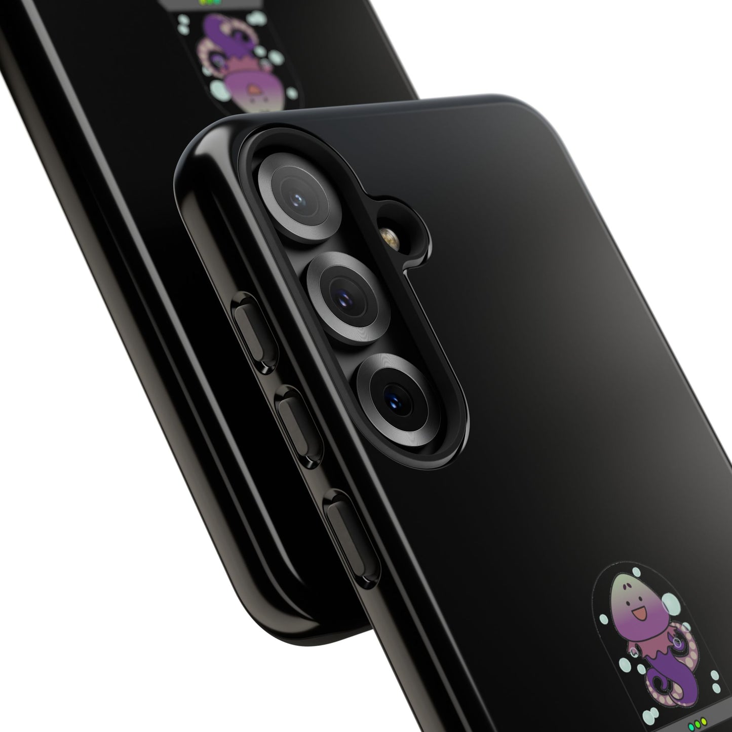 Phone Case — 'Got Protection?' Cute Purple Alien Anti-Shock Protective Cover