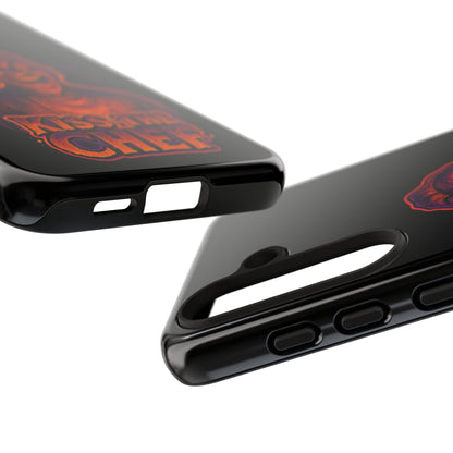 Phone Case — "Kiss the Chef" Neon Horror Chef Design