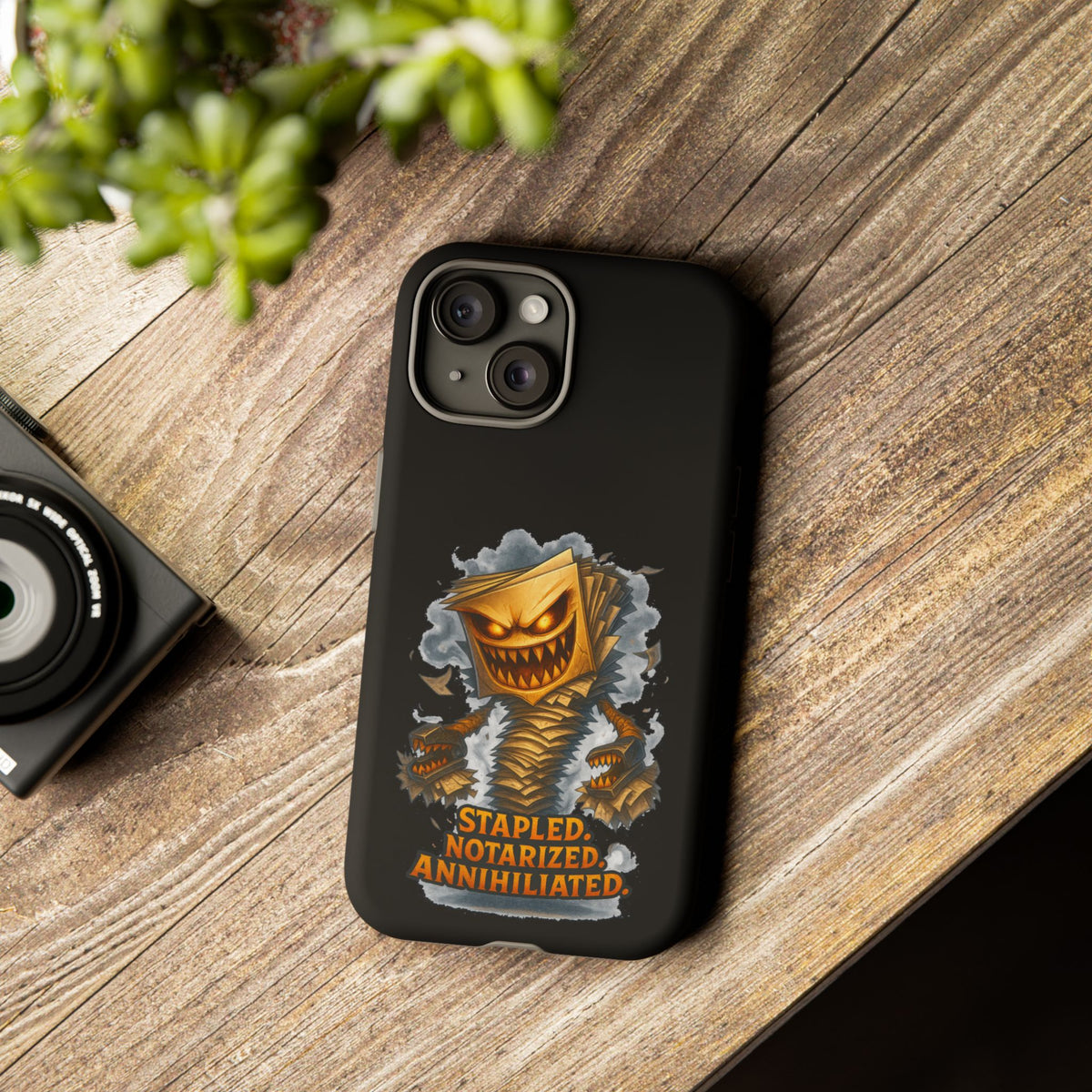 Phone Case — Stapled, Notarized, Annihilated Lightning-Fast Protective Case