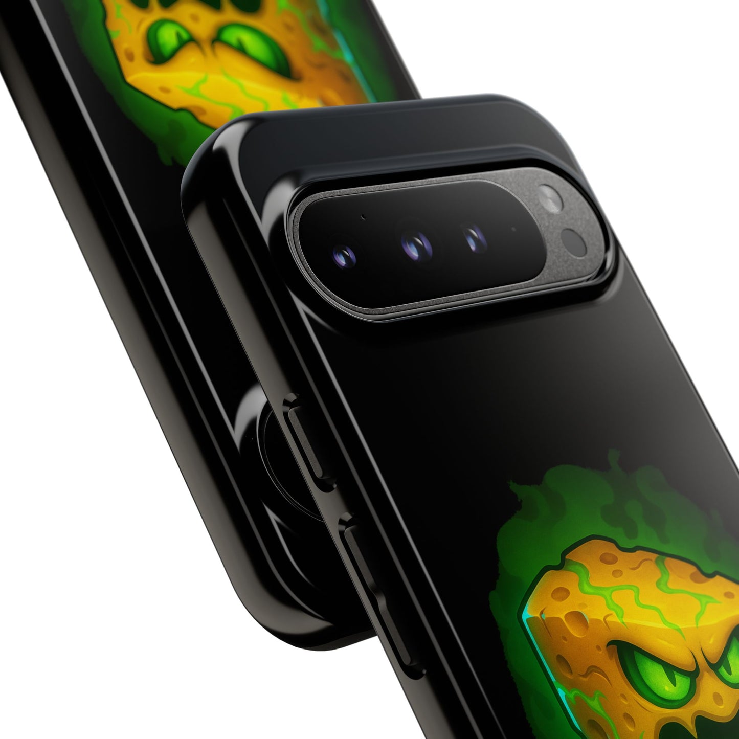 Phone Case — 'Smell That? It's Fear.' Spooky Cheese Monster Protective Case