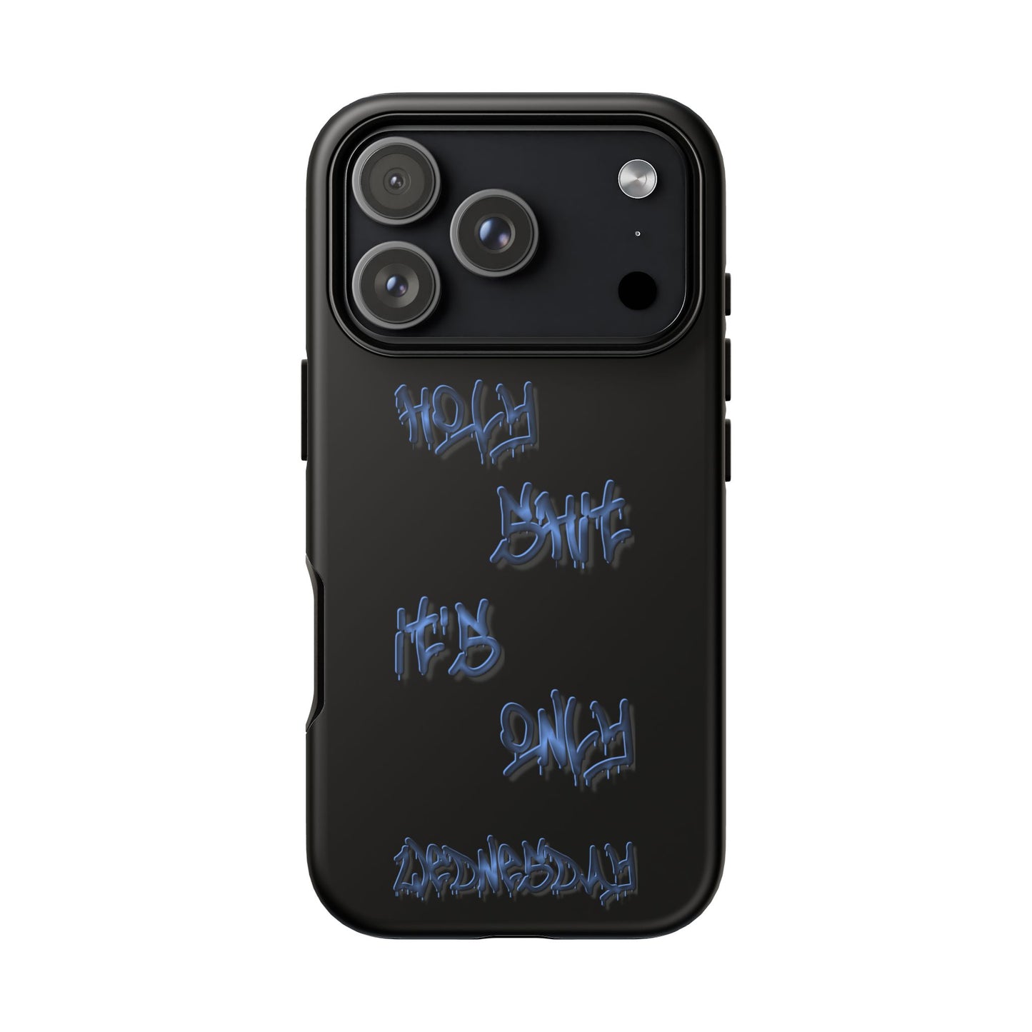 Phone Case — Blue Neon Graffiti "Tough Cases" Protective Cover