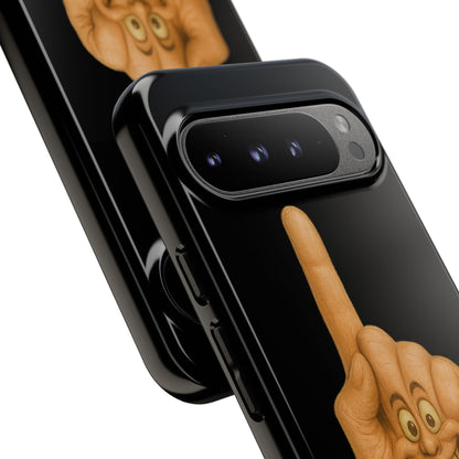 Phone Case — 'Lil Wang' Humorous Middle Finger Character Protective Cover