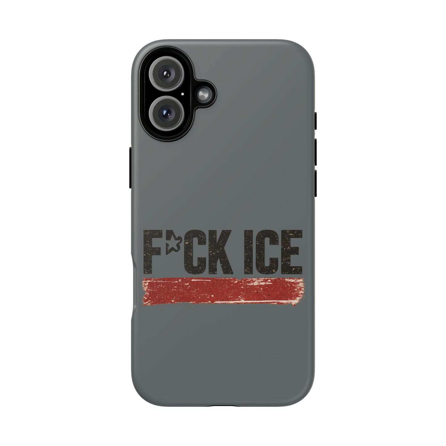 Phone Case - "F*CK ICE" Distressed Protest Design